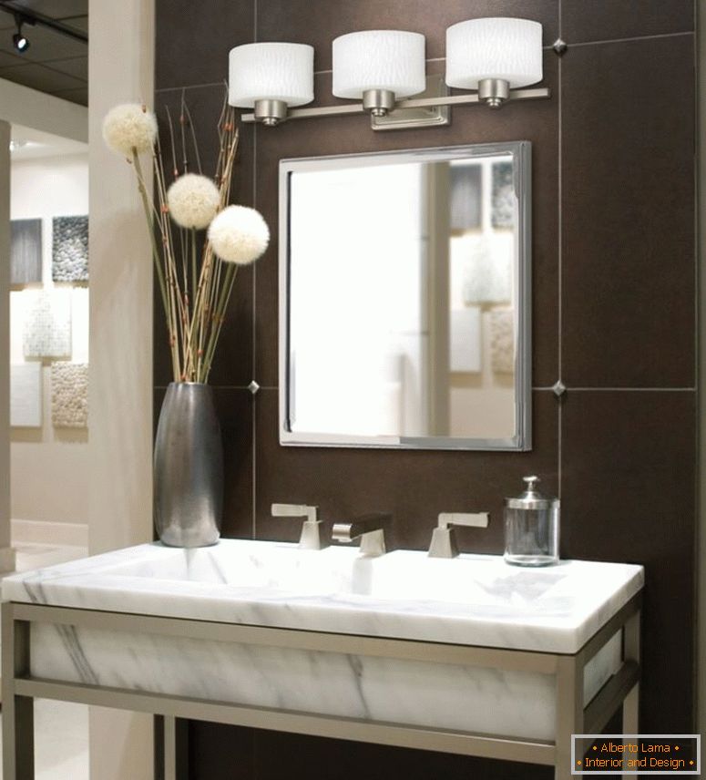 salle de bains-vanité-miroirs-avec-lumières