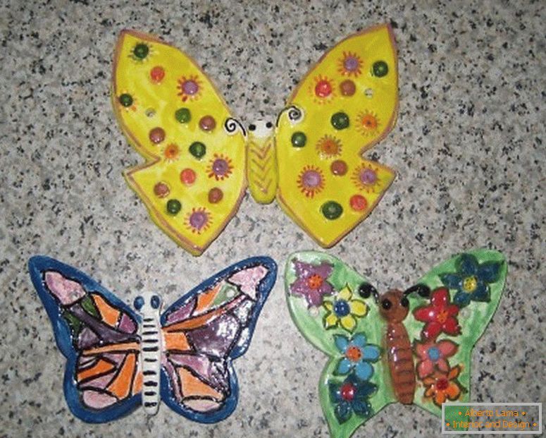 Papillons en pâte polymère