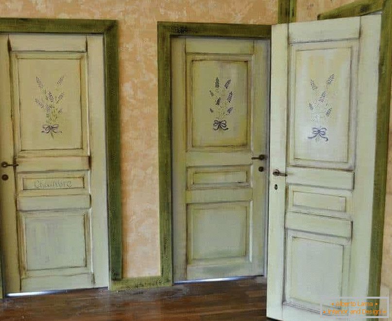 Les vieilles portes iront au style provençal et vintage
