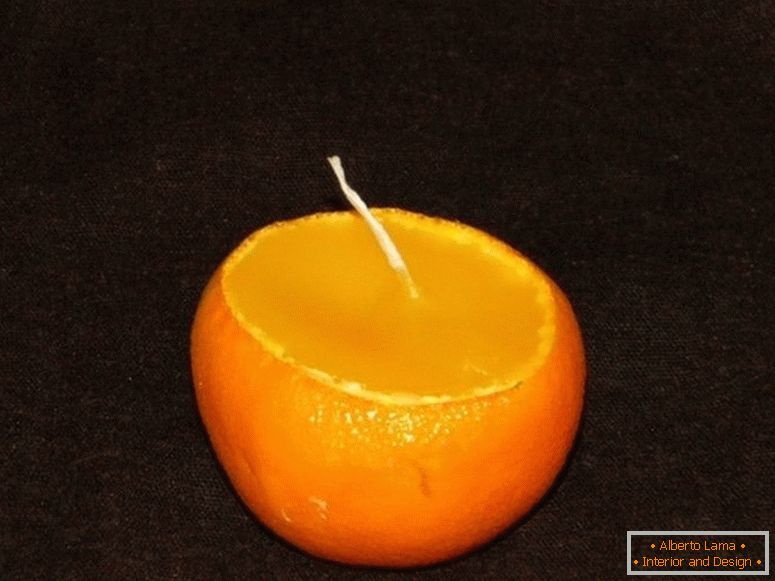 Bougie de mandarine