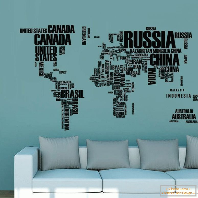 Carte des pays