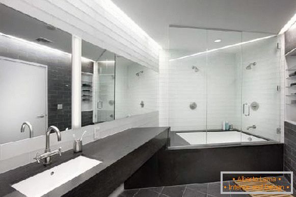 conception d'une grande salle de bain, photo 45