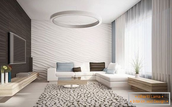 Design d'intérieur minimaliste moderne d'une maison privée