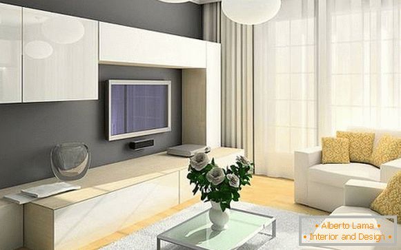 conception d'un appartement de deux pièces de 50 m². m, photo 16