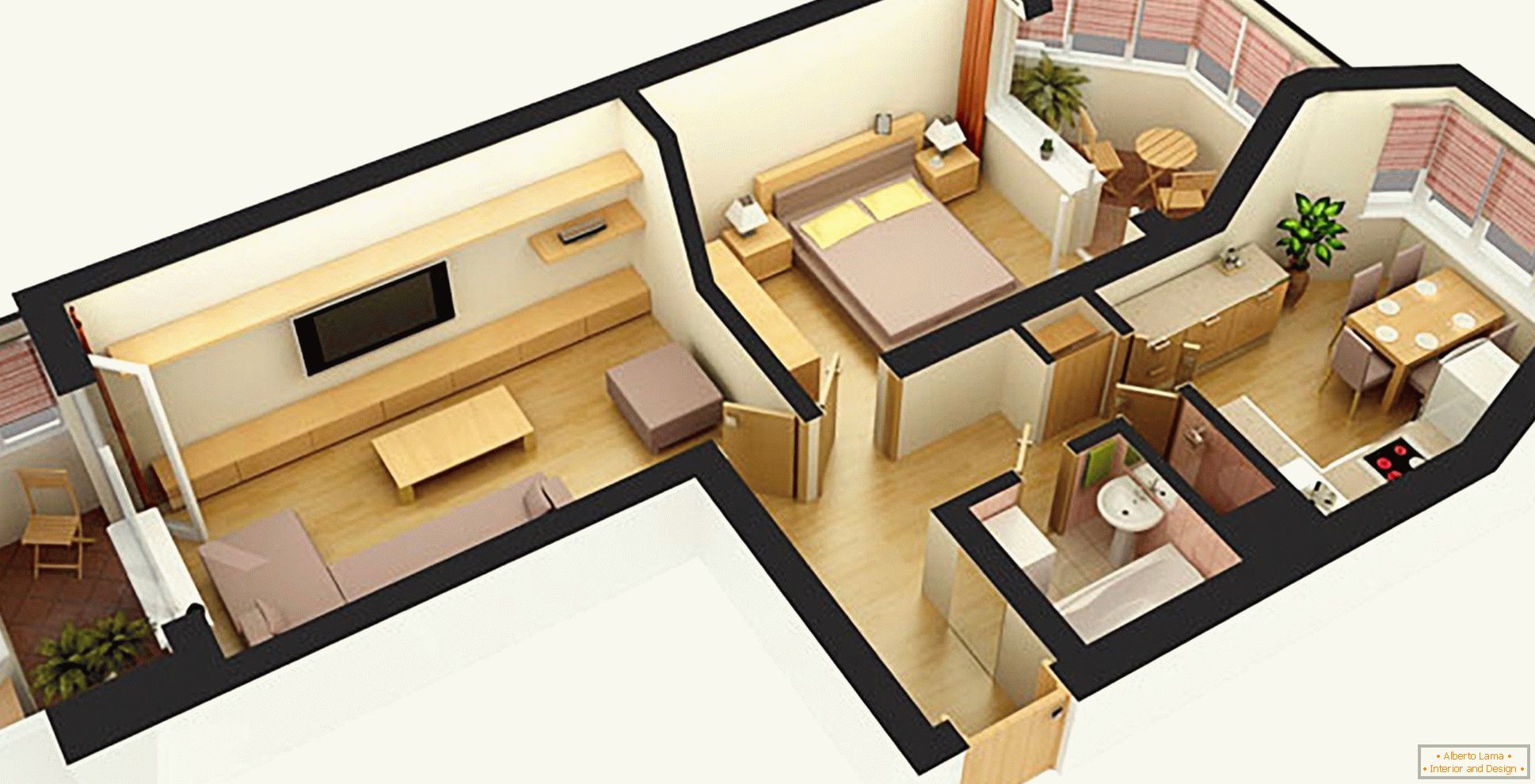 Projet d'appartement 3D