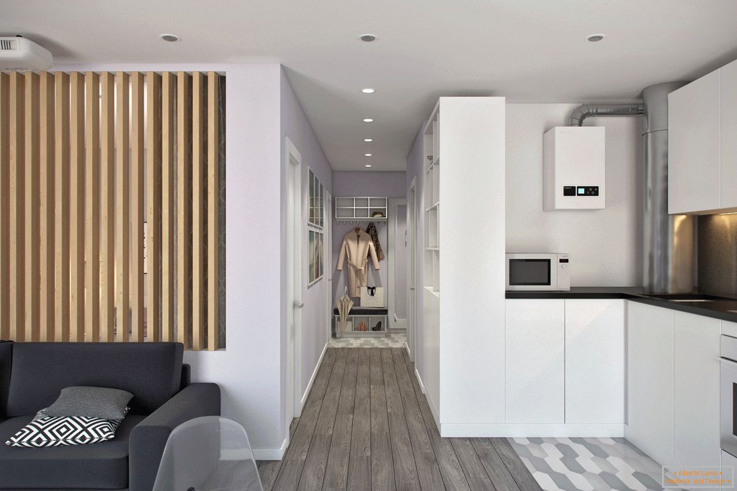 Appartement design 45 m²