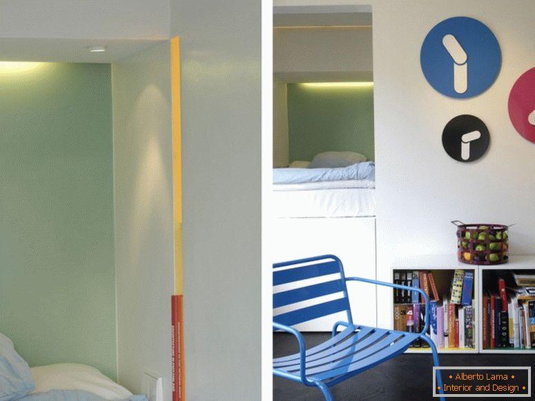 Design d'intérieur d'un petit appartement в Швеции