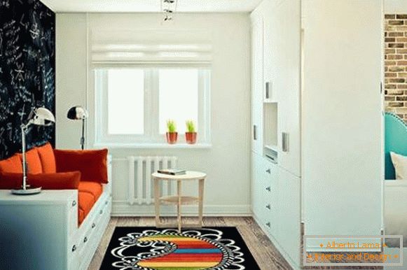 aménagement intérieur d'un petit appartement d'une pièce, photo 37