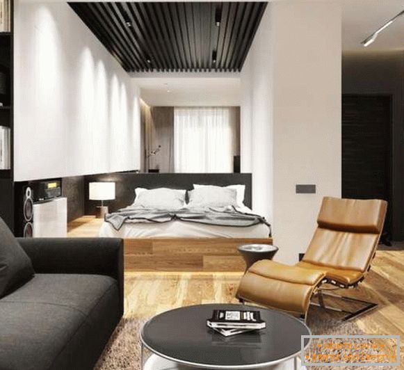 Design d'intérieur d'un petit appartement jusqu'à 40 m²