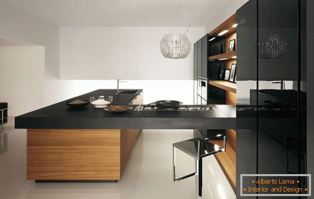 intérieur de cuisine dans un style moderne