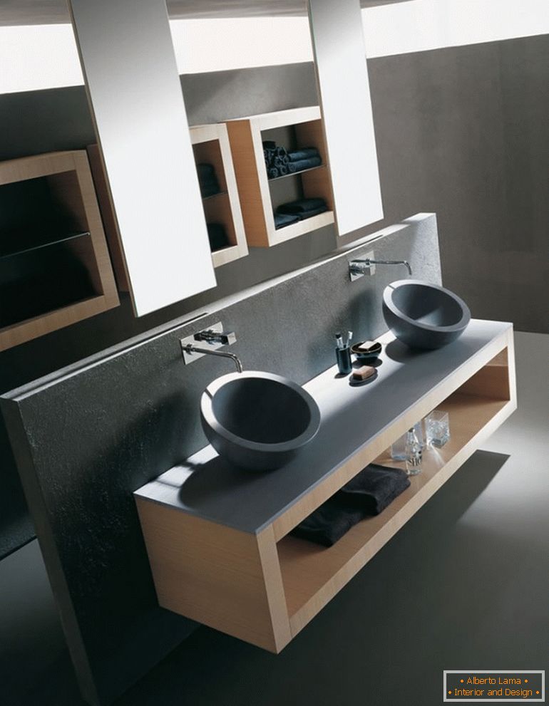 gris-salle de bains-idées-design-intérieur