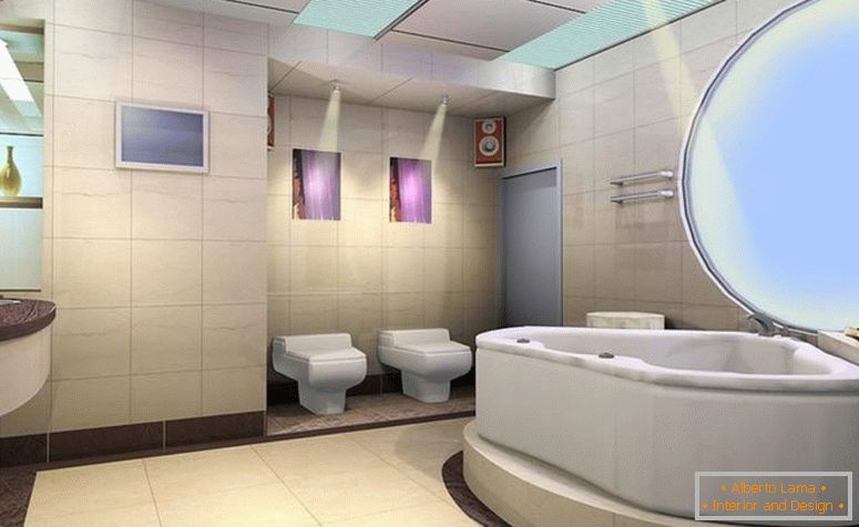 salle de bains design d'intérieur