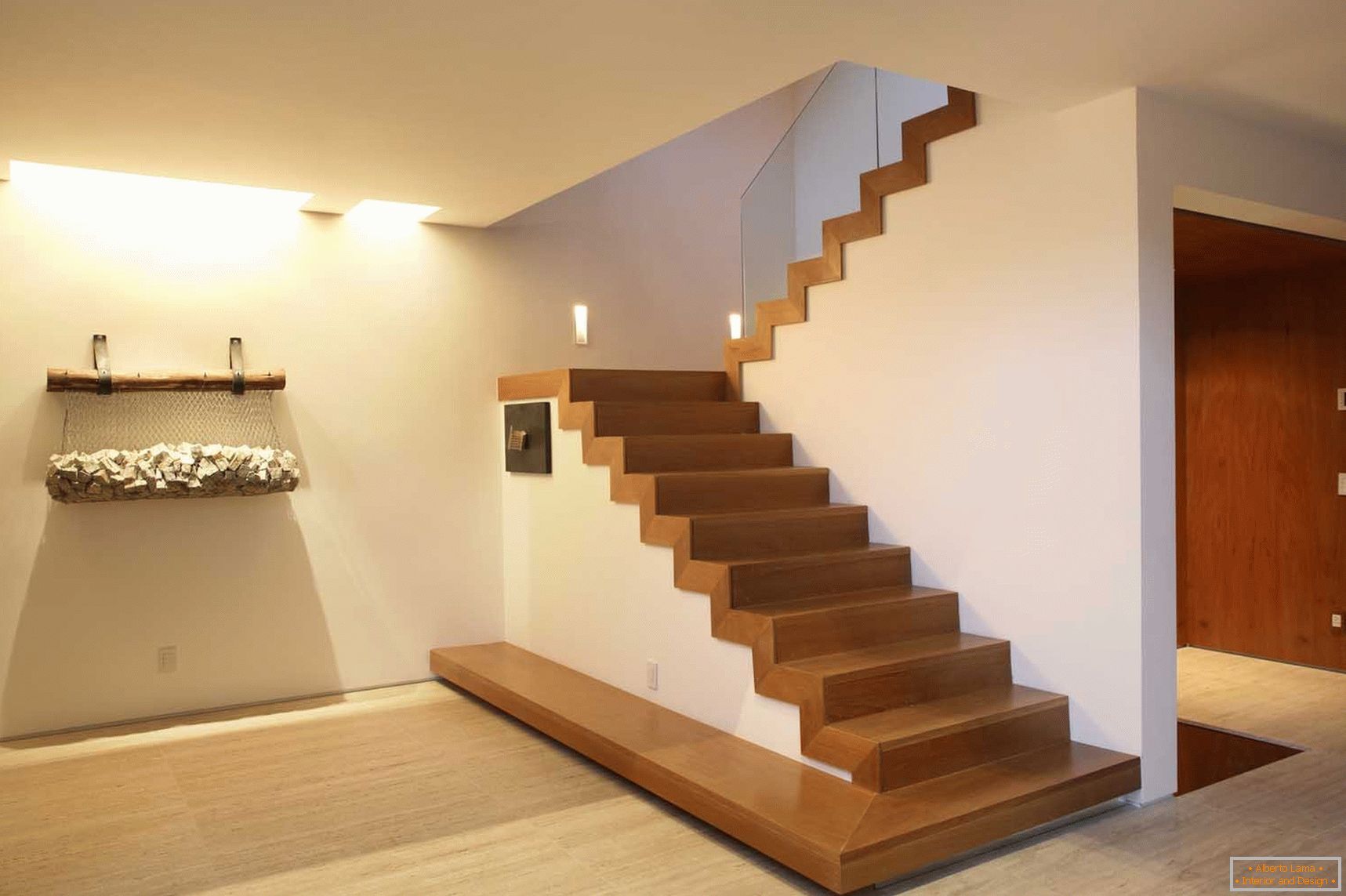 Escaliers dans le style du minimalisme