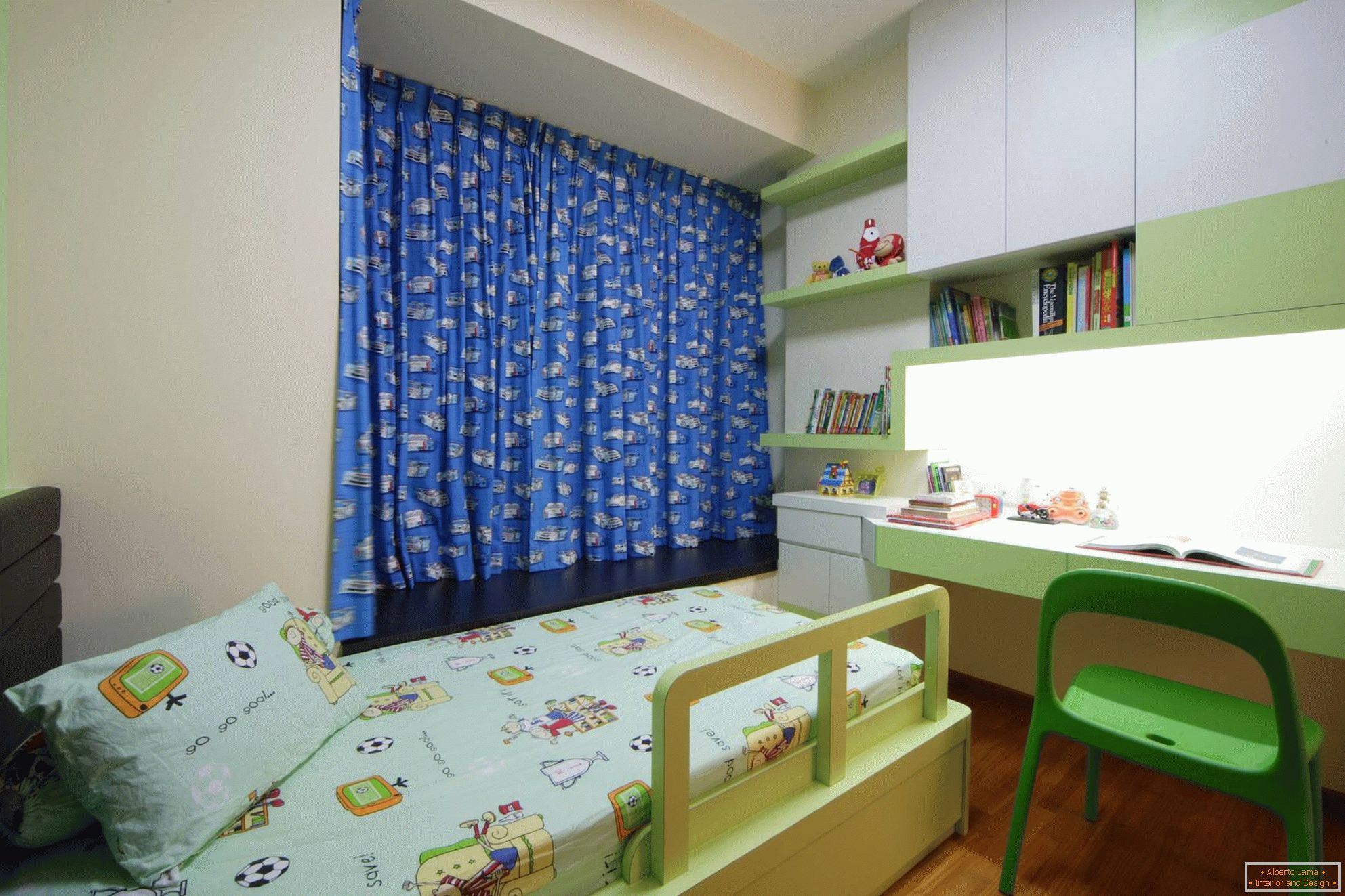 Conception d'une petite chambre d'enfants