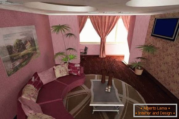 Conception de petites pièces dans l'appartement - une salle dans une chambre Khrouchtchev