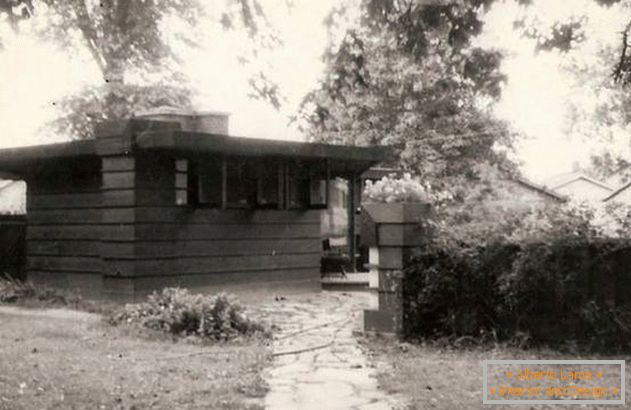 Conception de la mini-maison de Frank Lloyd, 1935