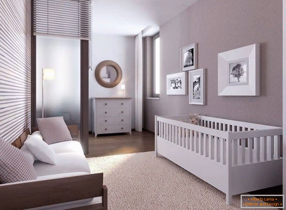 Appartement d'une chambre pour une famille avec un bébé
