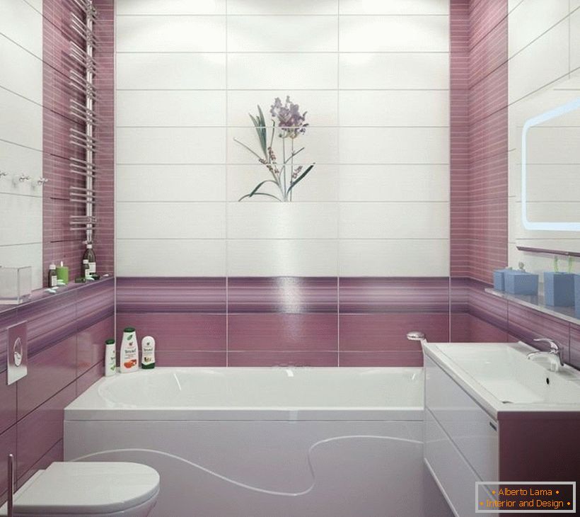 Conception d'une petite salle de bain dans l'appartement