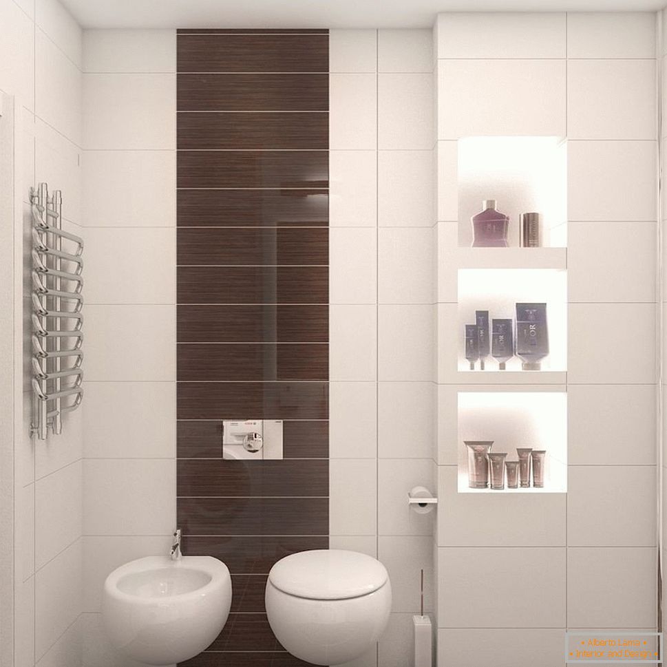 Salle de bain avec bidet
