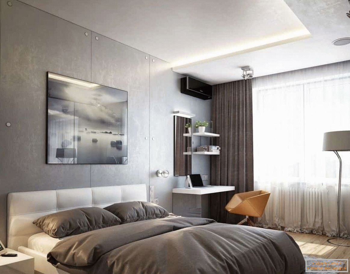 Design de la chambre à coucher 13 m² M