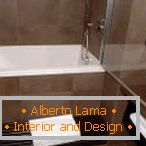 Design de salle de bain marron