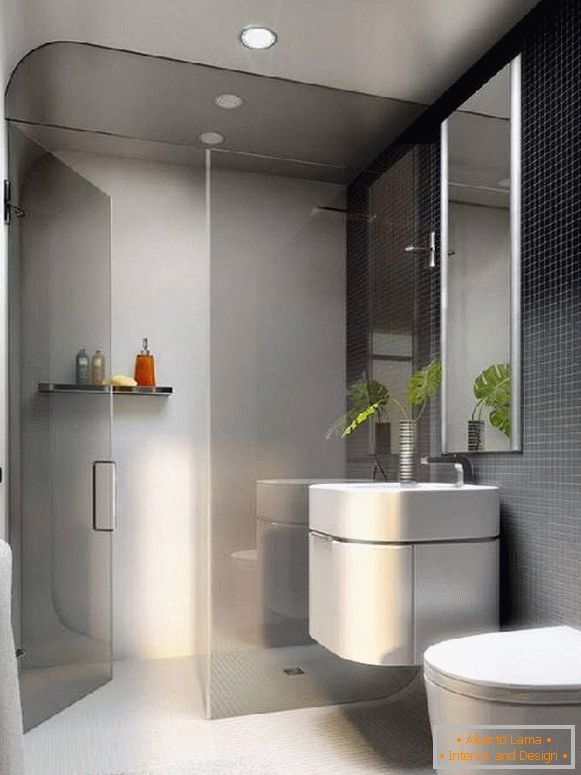 design de salle de bain combiné avec toilette, photo 12