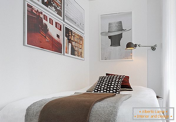Chambre de petits appartements de luxe en Suède