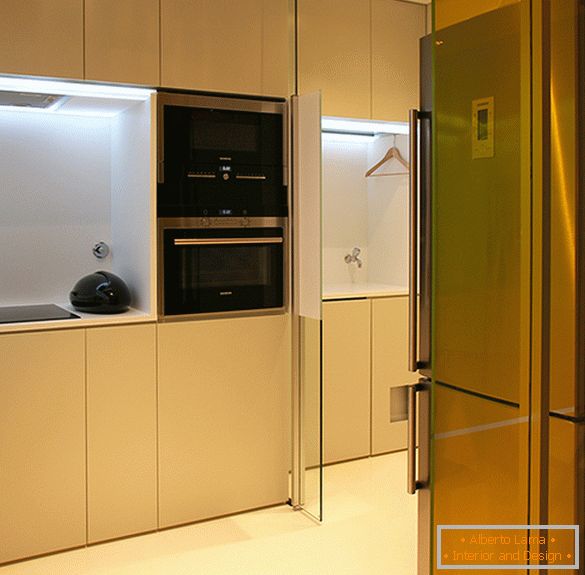 Style futuriste à l'intérieur кухни