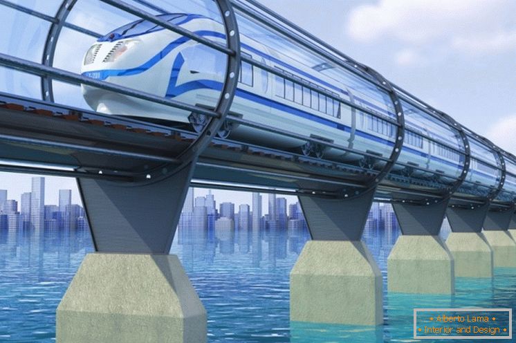 Hyperplat - un projet sensationnel de tout un réseau de transport du futur