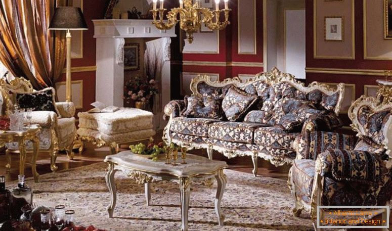 Salon baroque - 75 photos au design insolite