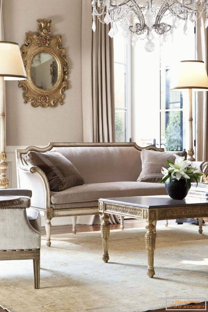 Salon baroque - 75 photos au design insolite