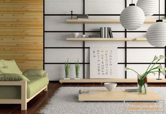 Décor dans le style du minimalisme chinois