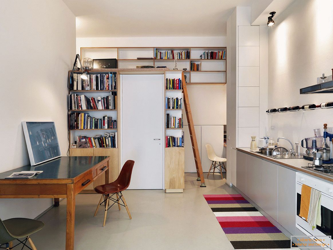 L'idée de l'intérieur de la cuisine pour les petits appartements