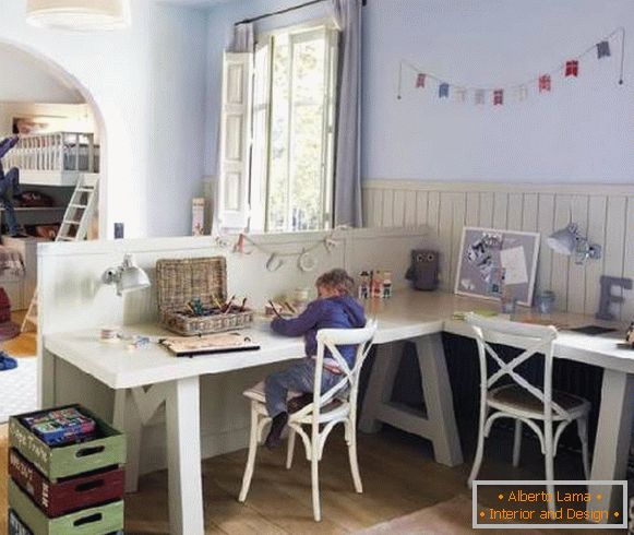 intérieur d'une chambre d'enfants pour deux enfants, photo 15