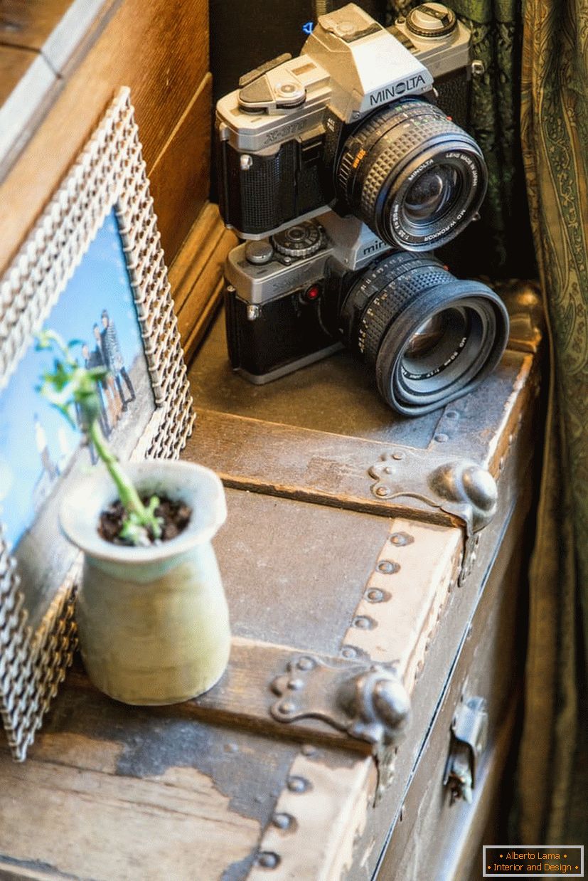 Caméras à l'intérieur d'un petit appartement