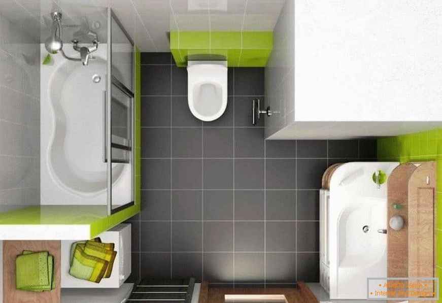 Salle de bain design-projet combinée à une toilette