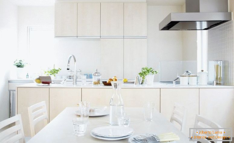 Intérieur dans le style blanc - la meilleure photo des idées