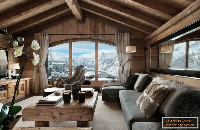 Intérieur de style chalet - 77 photos des meilleures idées