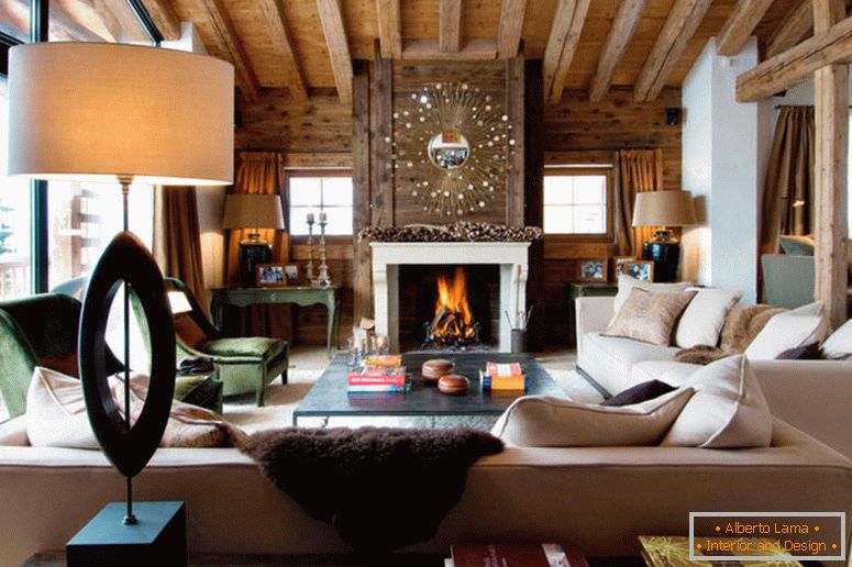 Intérieur de style chalet - 77 photos des meilleures idées