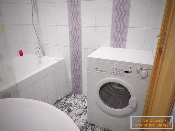 salle de bain avec machine à laver photo, photo 17