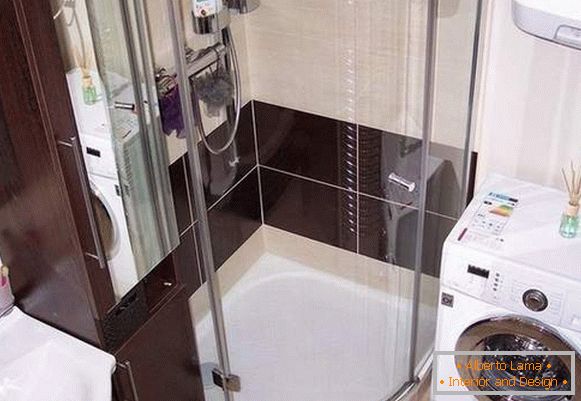 salle de bain design avec une machine à laver photo, photo 27