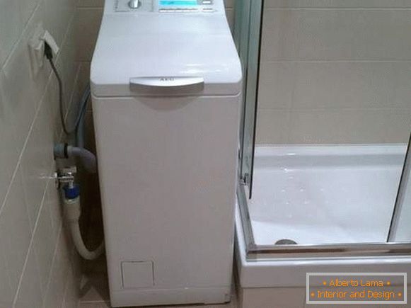 salle de bain avec machine à laver photo, photo 31