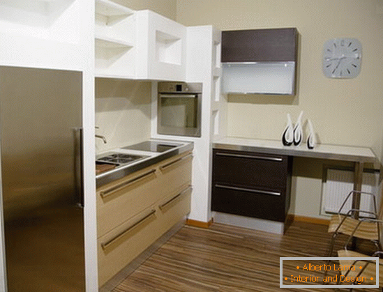 Intérieur de cuisine dans un appartement confortable