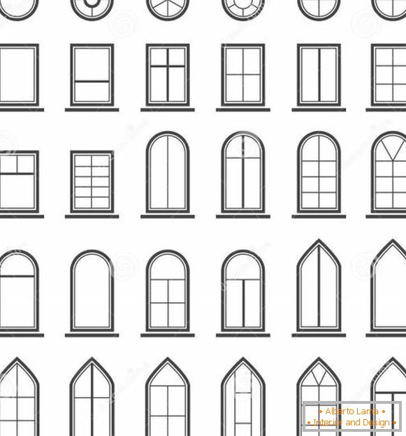 Quelles fenêtres sont les meilleures? Choisissez la forme des fenêtres pour la maison