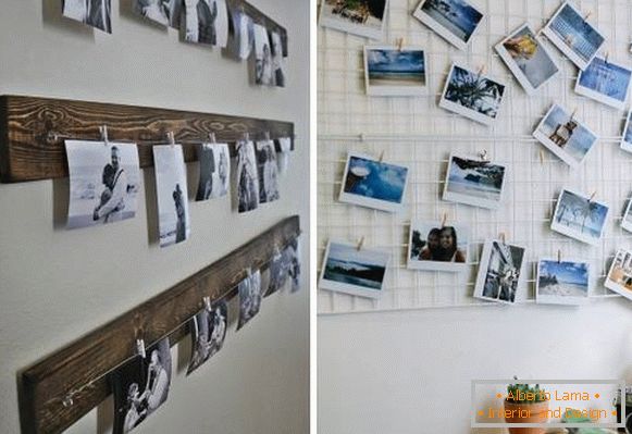 Comment accrocher une photo sur un mur de manière inhabituelle