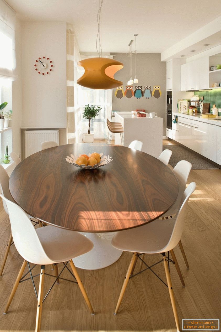 Design de table en bois pour la cuisine