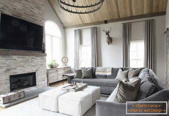 Belle chambre dans votre maison - une combinaison de matériaux et de styles à l'intérieur