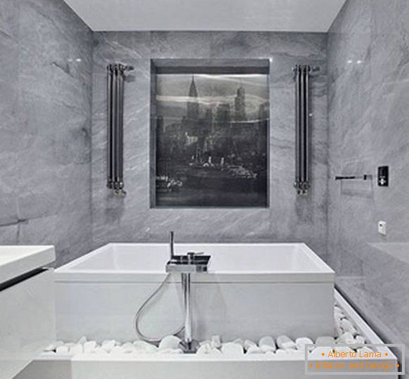 Finition salle de bain avec des matériaux naturels, photo 42