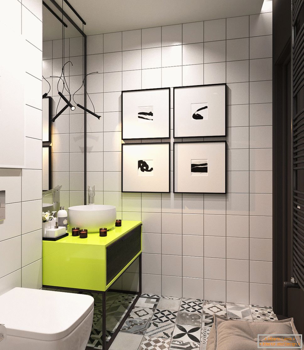 Design de salle de bain lumineux комнаты