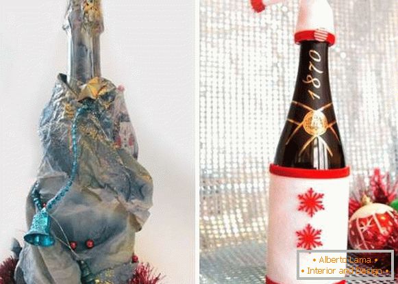Comment décorer une bouteille de champagne pour la nouvelle année